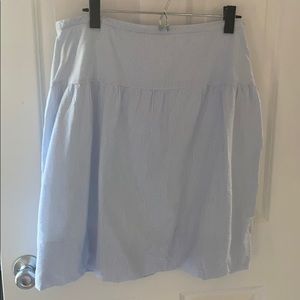Seersucker skirt